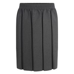 Grey Pleated Skirt